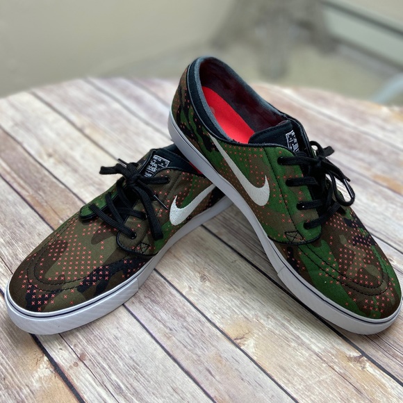 nike sb camouflage shoes